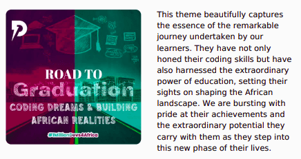 Weekly Digest: Coding Dreams & Building African Realities: Road To Graduation